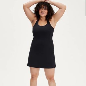 Girlfriend Collective Paloma Racerback Dress Black XL